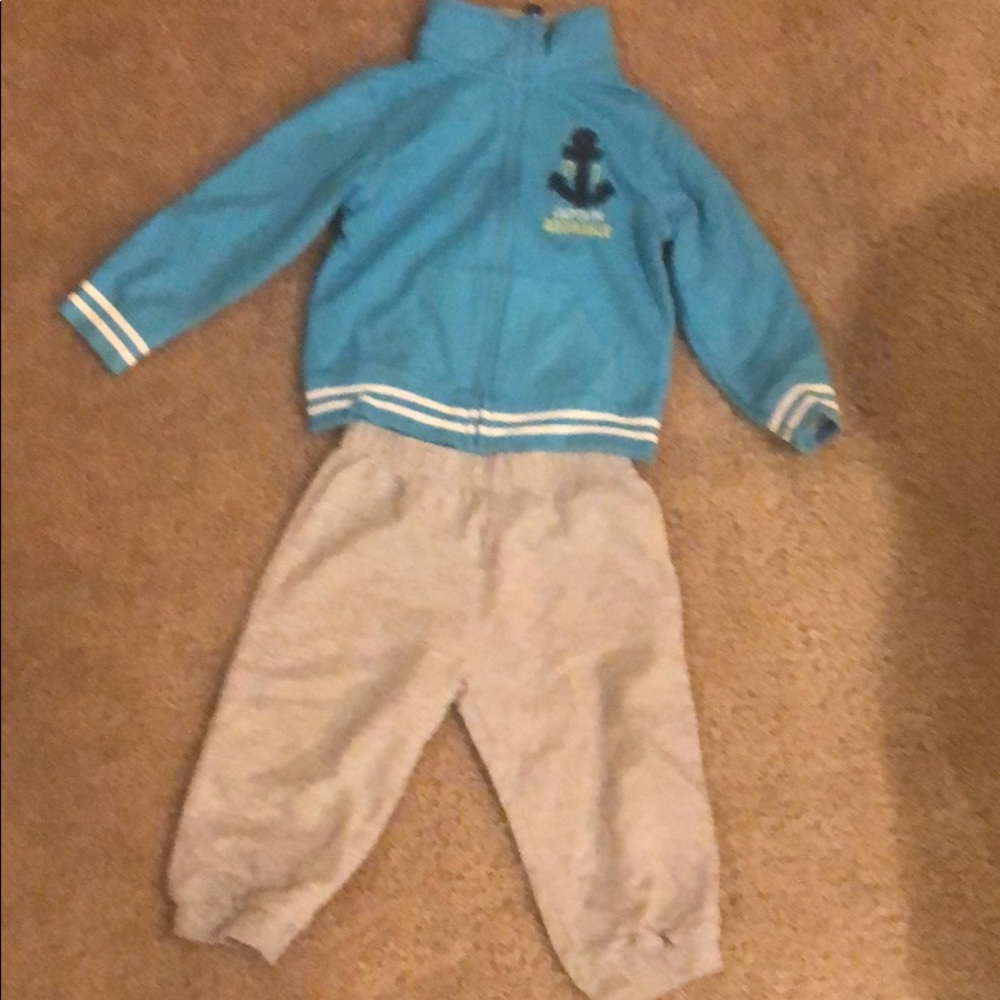 CARTER’S 18 Month Baby Sweat Suit w 2 Sweat Shirts